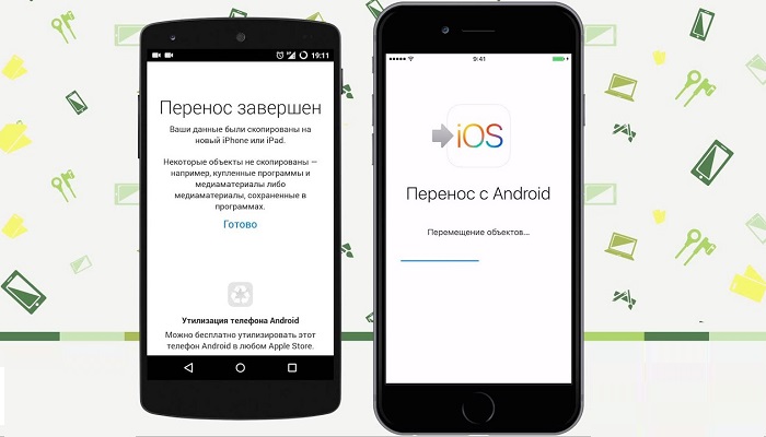 Как перенести контакты с Андроида на Айфон и наоборот