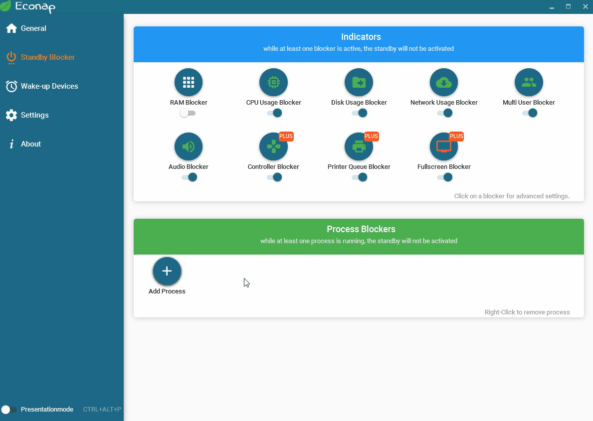 Econap – погружение компьютера в сон не только при бездействии пользователя
