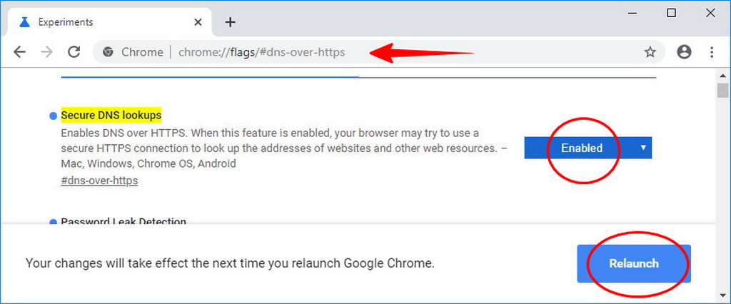 Как включить DNS-over-HTTPS в Google Chrome